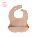 Waterproof Easy Clean Silicone Portable Bibs For Kids